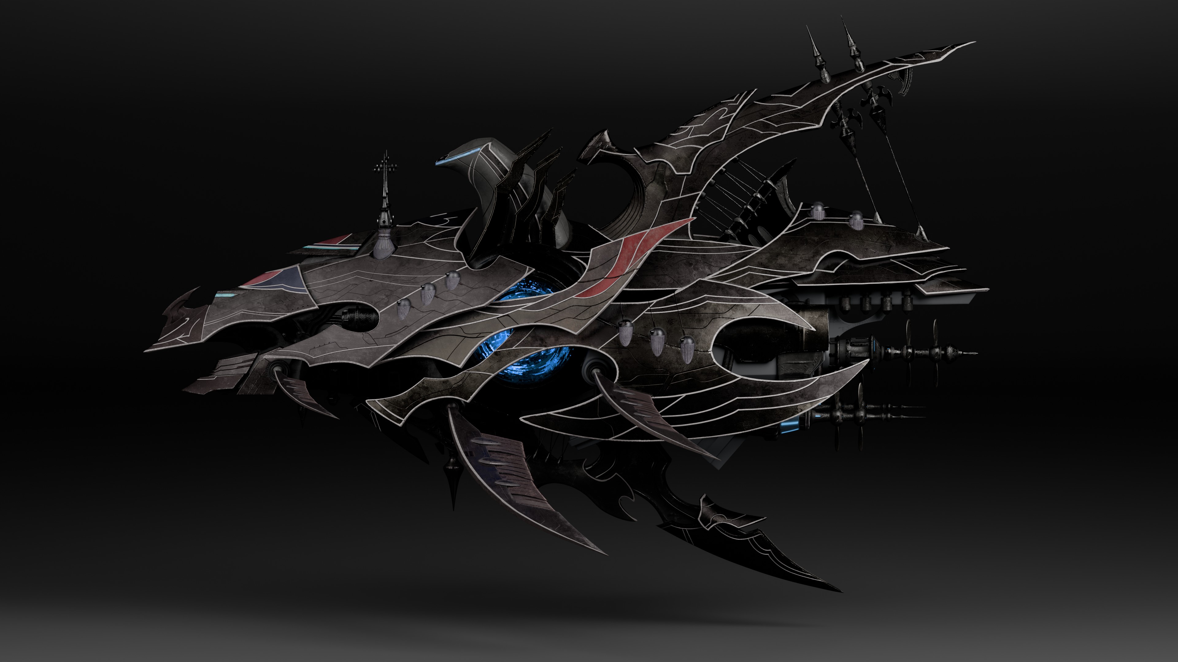 Last Cloudia — Empire ship render