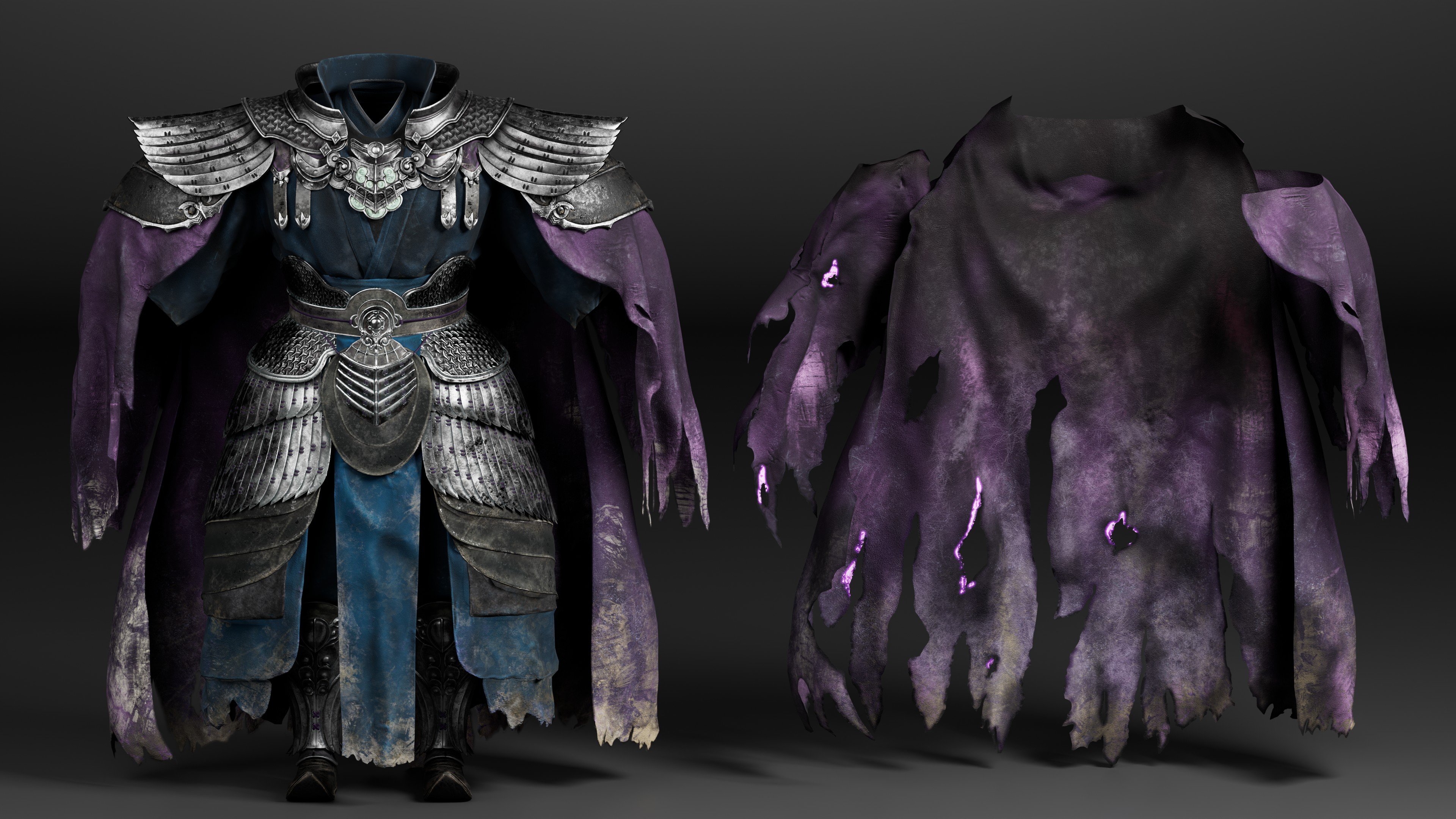 Phantom Blade Zero character render — armored boss character