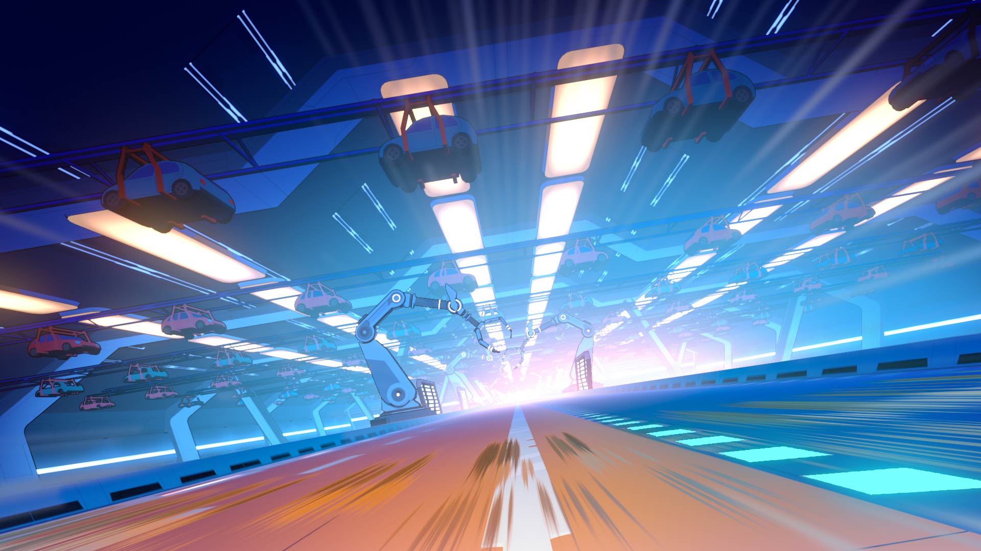 Sonic Racing: Crossworlds — speed lines
