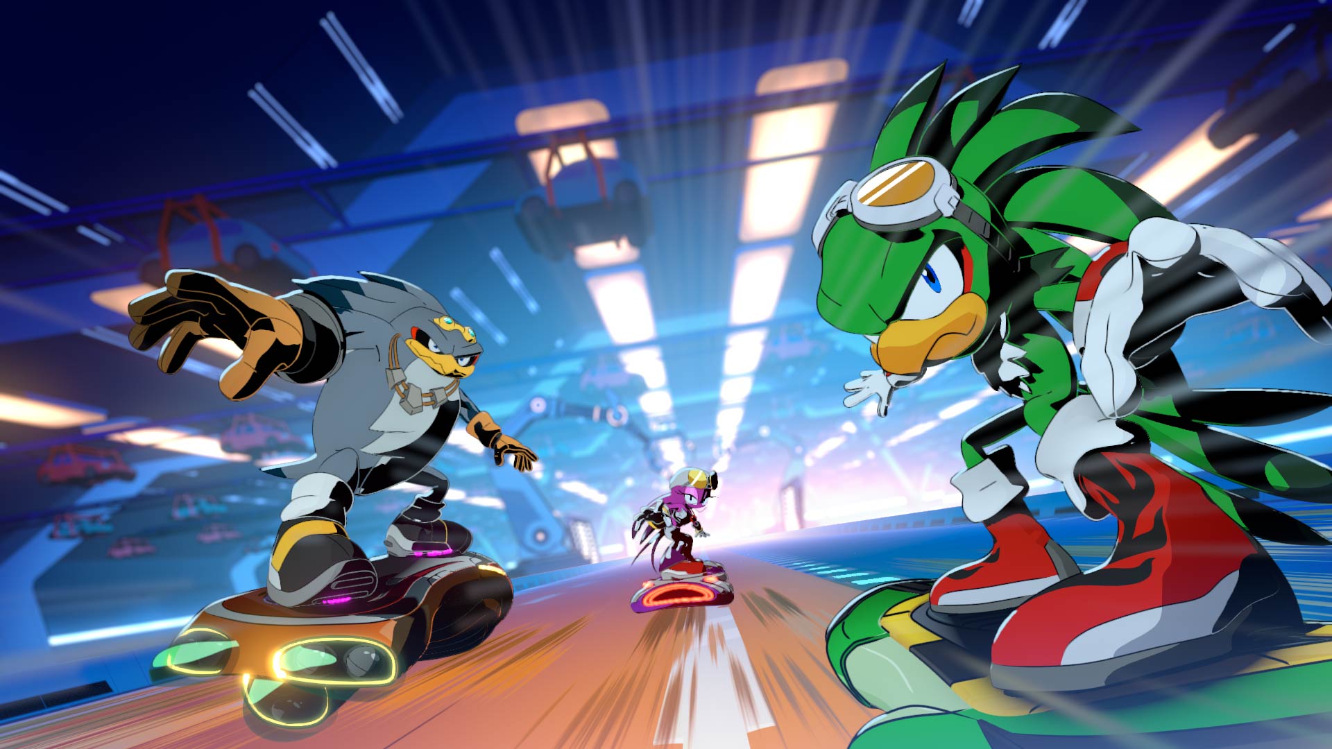 Sonic Racing: Crossworlds — enhanced character shadows and emissions
